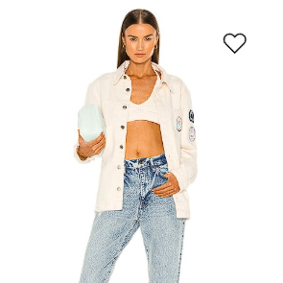 SER.O.YA Women's Theo Button-Front Jacket Size XS in Natural